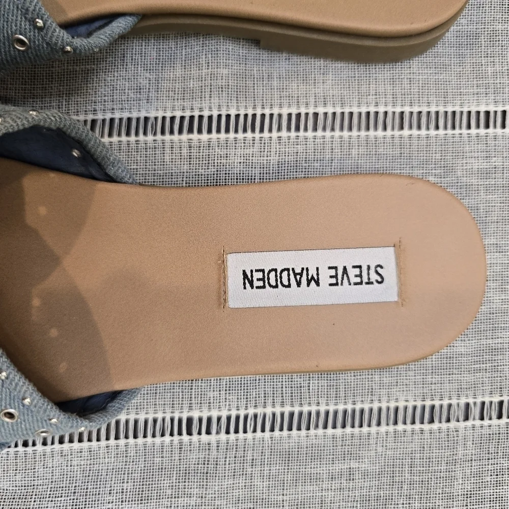 Steve Madden Kayra Sandal Women’s 7.5 Denim
